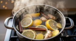 Boiling Lemon Peel Cinnamon and Ginger Explained Why This Winter Ritual Persists