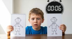 Spot the Difference Challenge: Find 3 Changes in This Boy Drawing in 7 Seconds