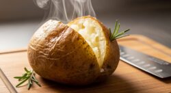 Not boiled, not dry: an 11 star chef’s trick for fast, ultra crispy baked potatoes